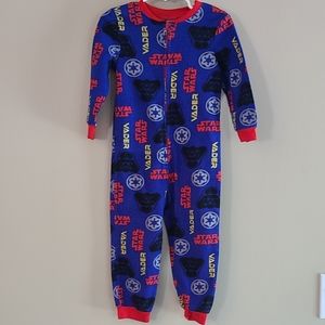 Star Wars fleece footless zip up sleeper